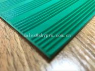 Лист зеленого цвета 3мм толщиной прочный рифленый резиновый анти- в рогожке крена красочной резиновой